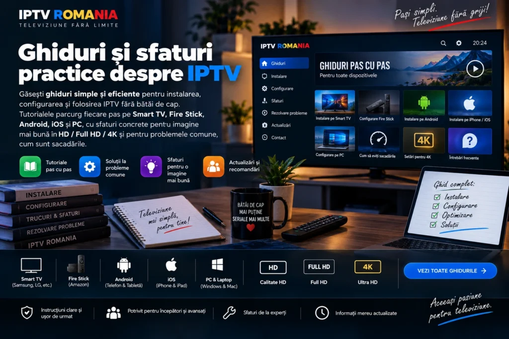 Ghiduri și sfaturi practice despre IPTV